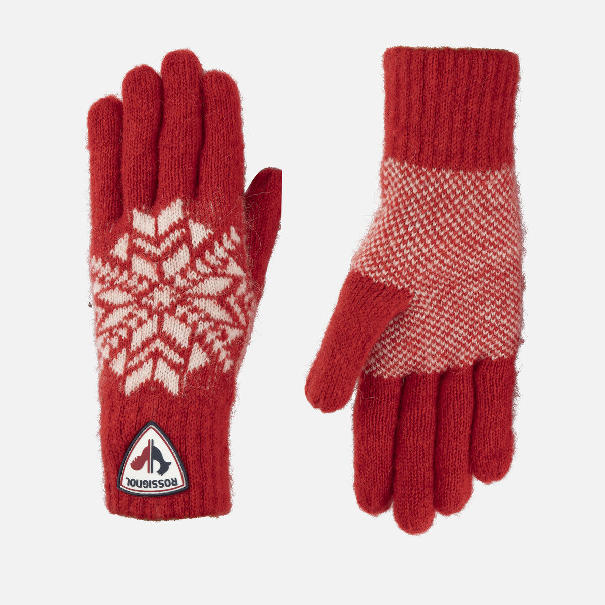 Rossignol Women's Snowflake Gloves Red
