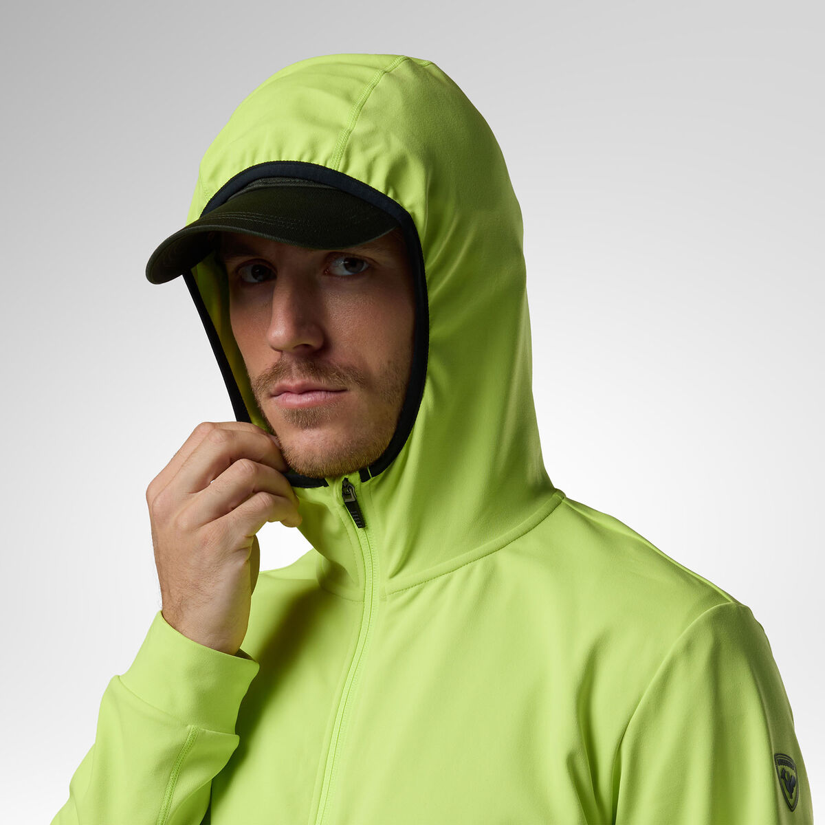Rossignol Veste interm&eacute;diaire &agrave; capuche zipp&eacute;e pour homme [Ldw.value.EnumValue;@14abcd99