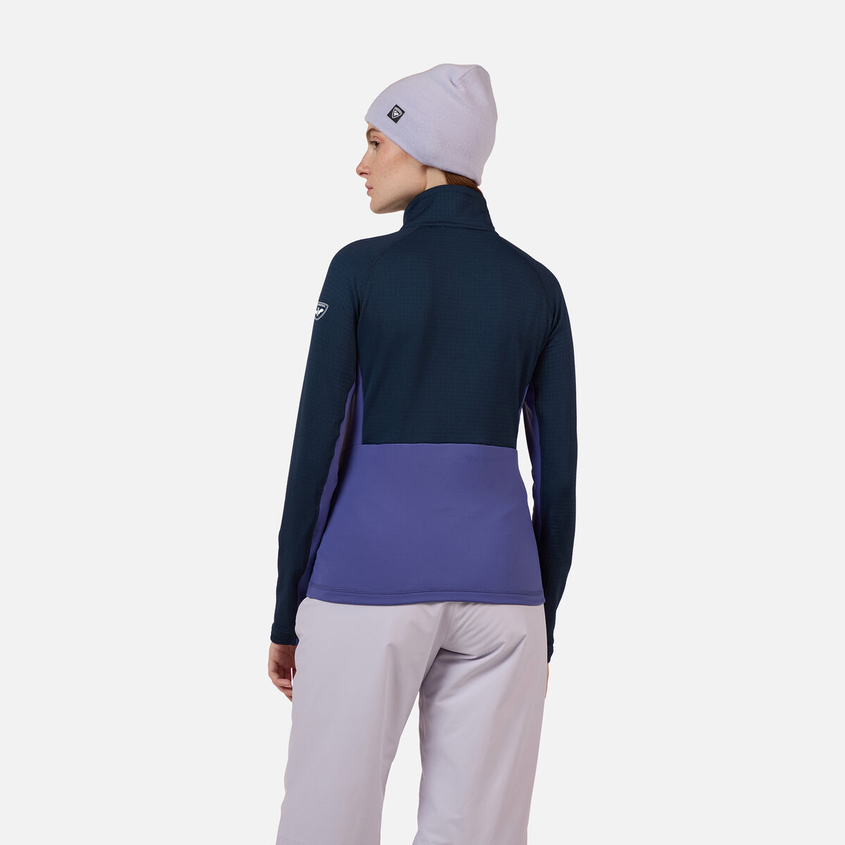 Rossignol Women's Blackside Mix Full-Zip Fleece Blue