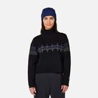 Sudadera de cuello alto Patterned para mujer
