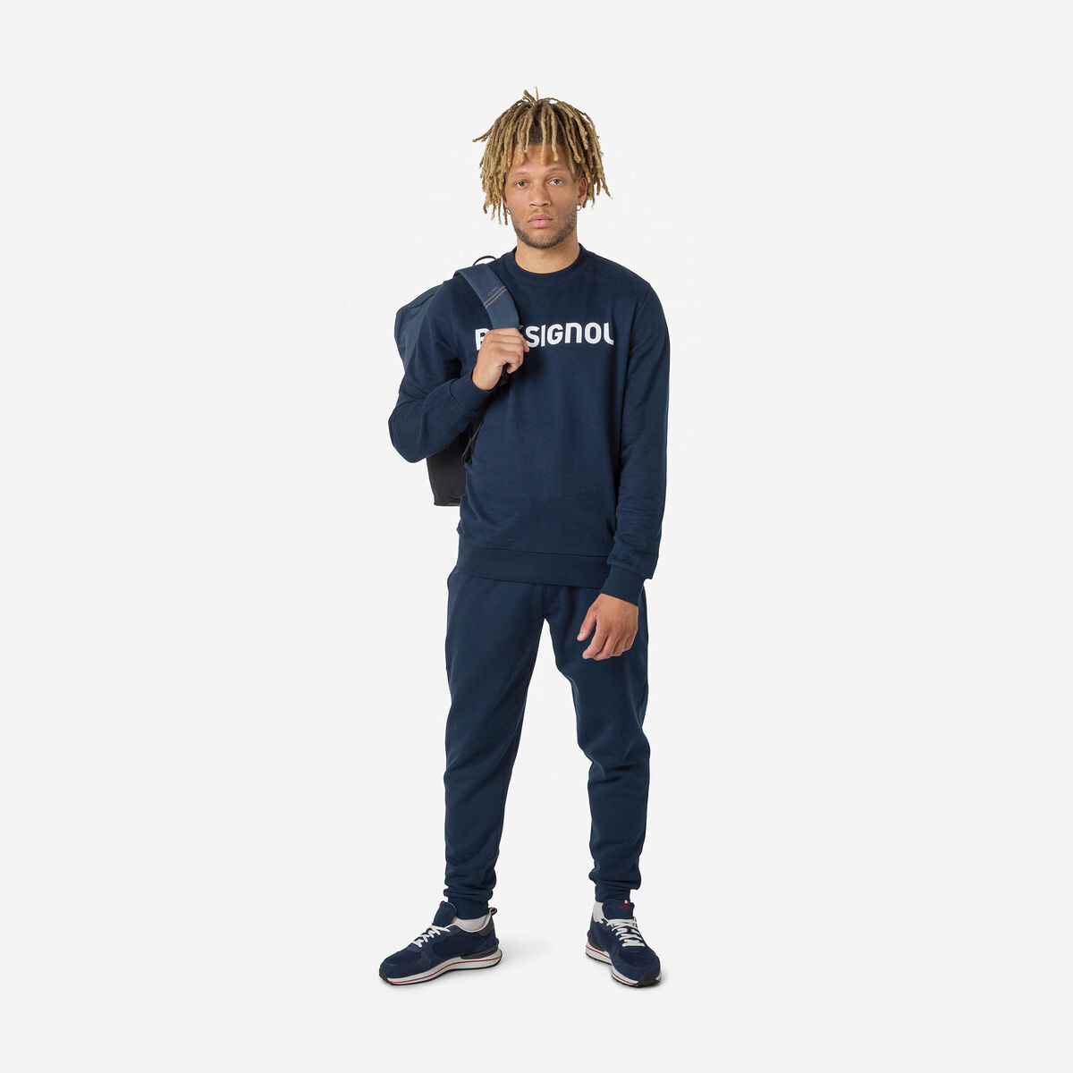 Rossignol Men's logo cotton sweatpants Blue