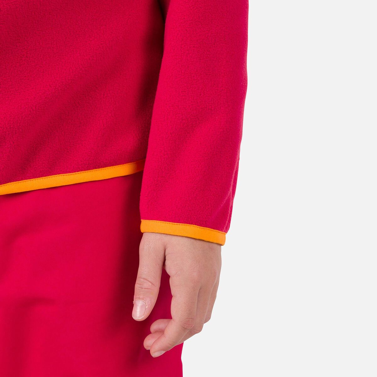 Rossignol Juniors' Strawpile Half-Zip Fleece Red