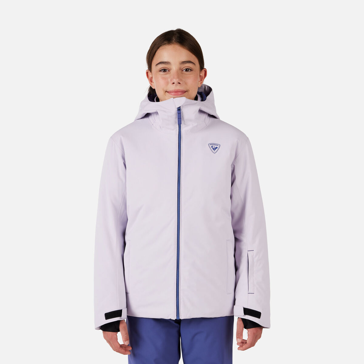 Rossignol Juniors' Strawpile Ski Jacket Pink/Purple