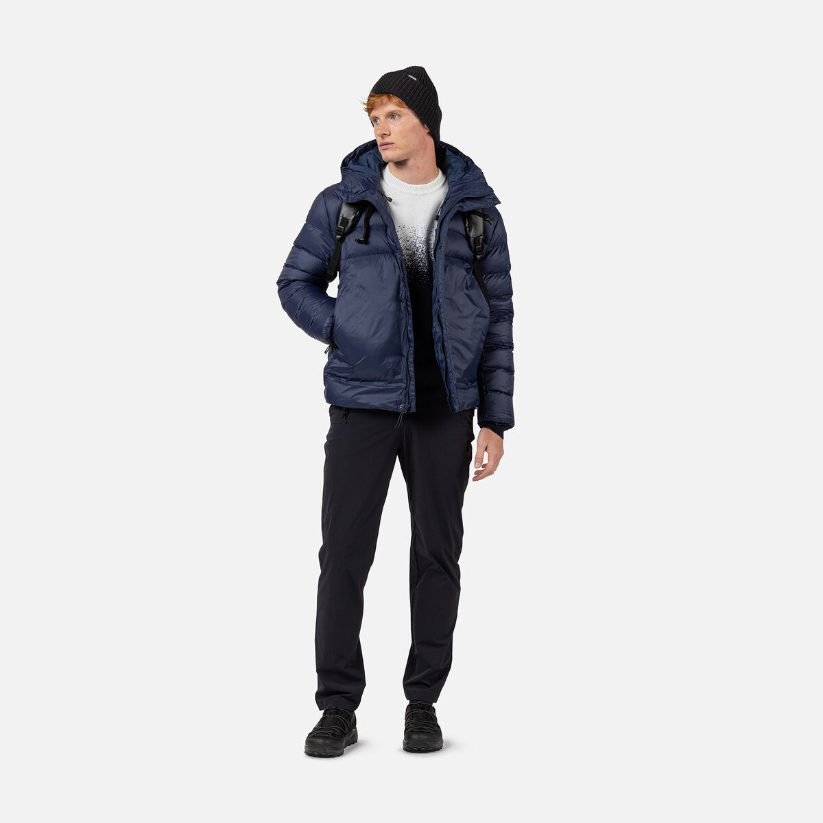 Rossignol Men's Aretu Down Hoodie Blue