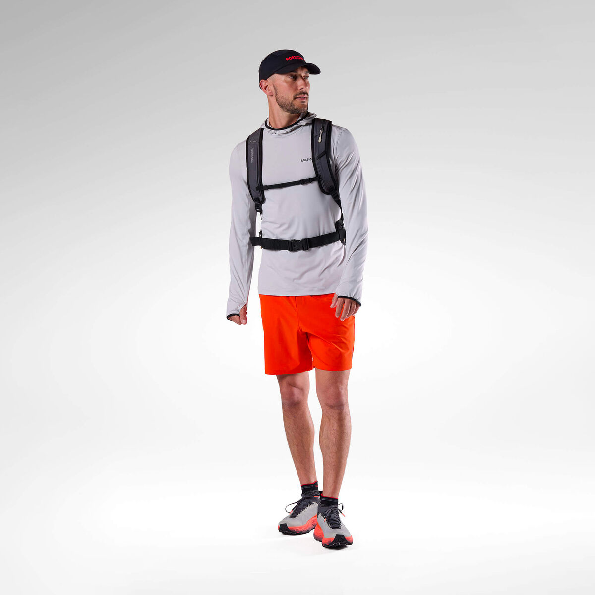 Rossignol Capo uomo anti UV con cappuccio Westweg Grey