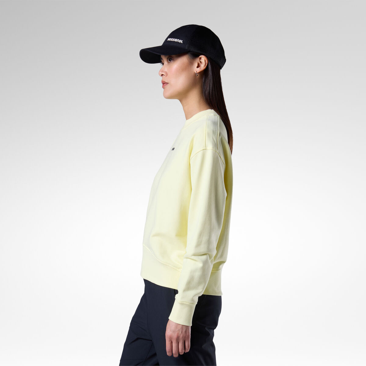 Rossignol Felpa Logo a girocollo donna Yellow