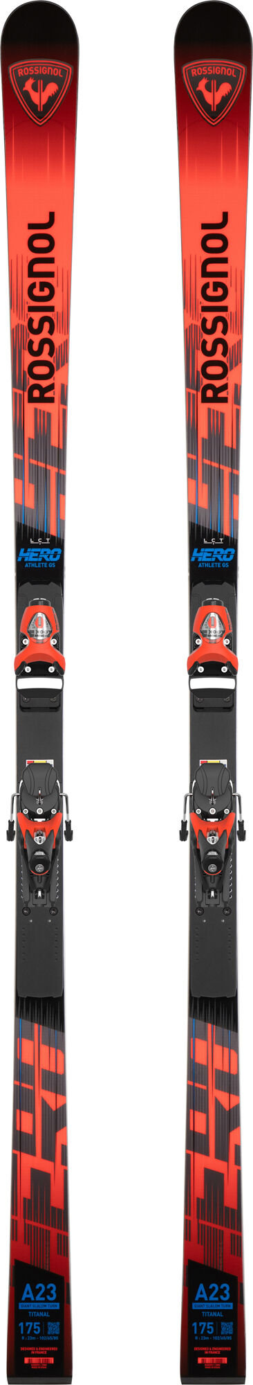 ロシニョール HERO GS 182 R25 Unisex's Racing Skis HERO ATHLETE GS 170-185 R22 | レース | Rossignol