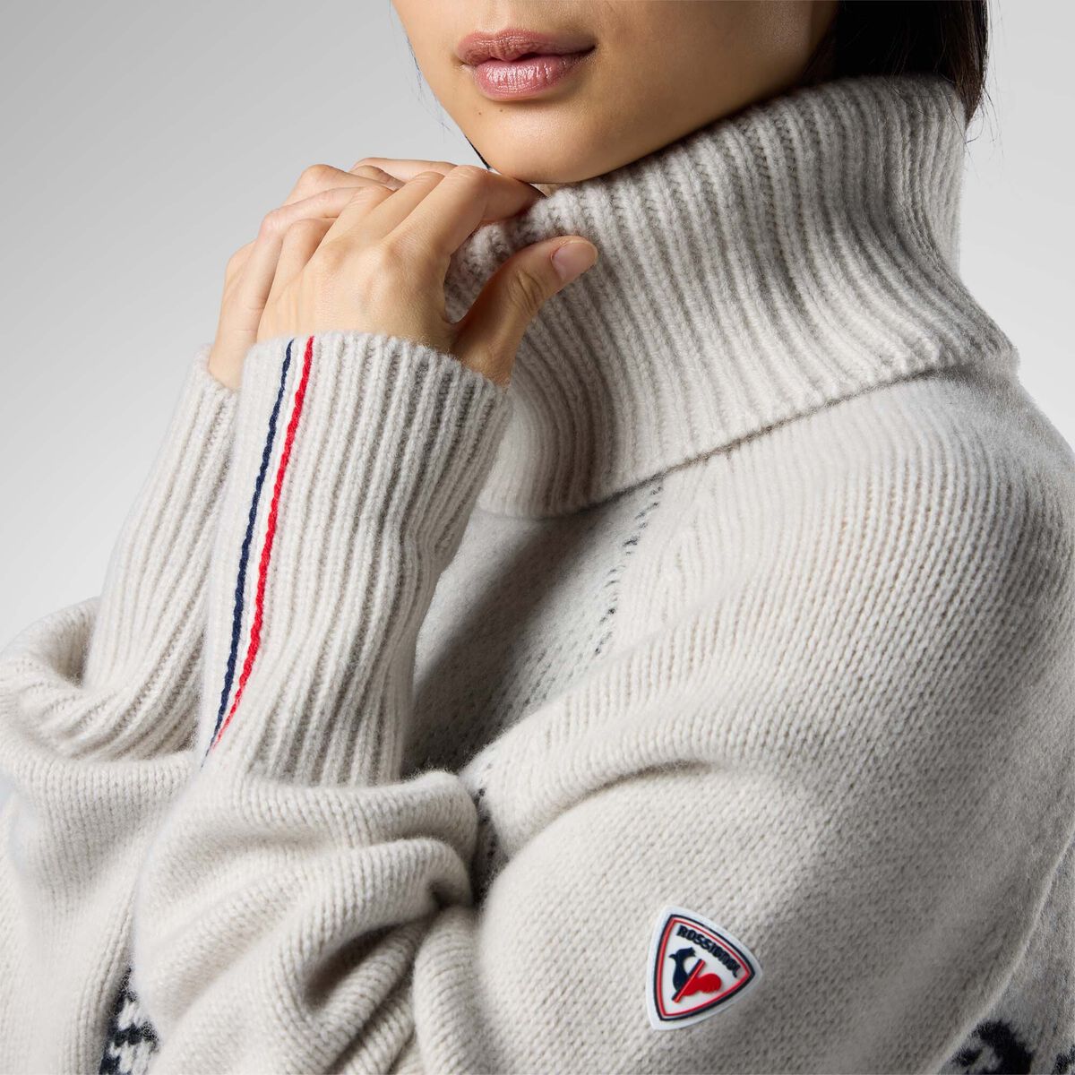 Rossignol Women's Patterned Crewneck Sweater [Ldw.value.EnumValue;@536723f3