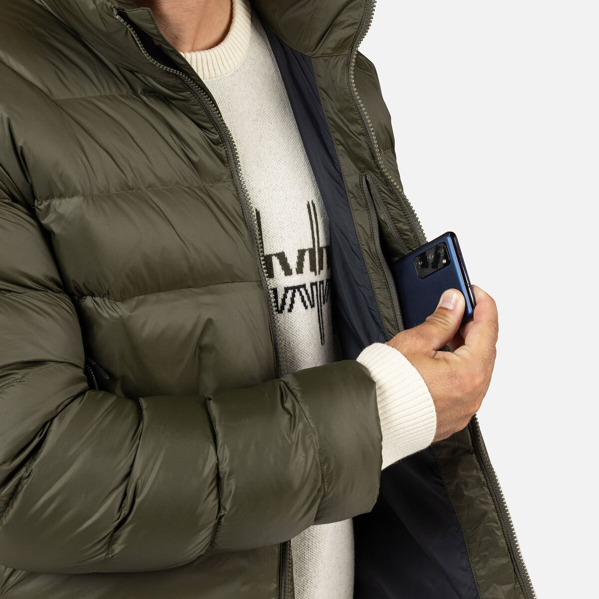 Rossignol Jacke Aretu Down f&uuml;r Herren Gr&uuml;n