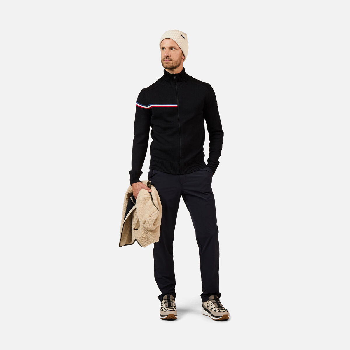Rossignol Odysseus Full-Zip Merino Sweater Black
