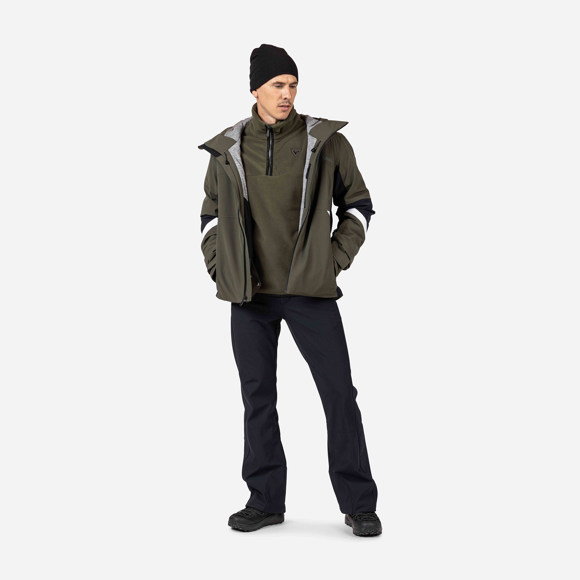 ロー Men's Strawpile Half-Zip Fleece Top | Midlayers | Rossignol