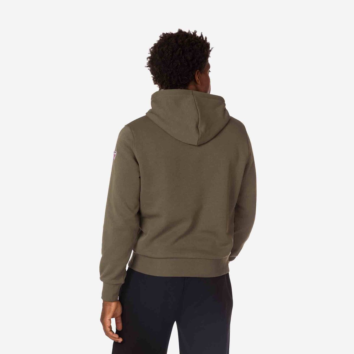 Men's hooded logo fleece sweatshirt