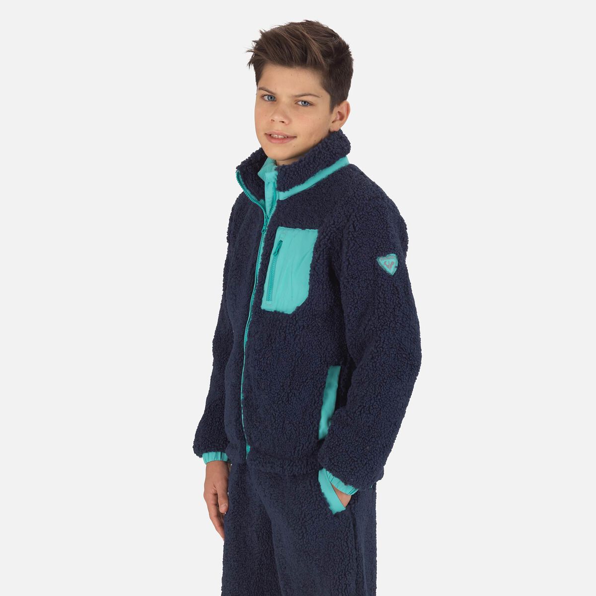 Rossignol Giacca in pile ragazzo Blue