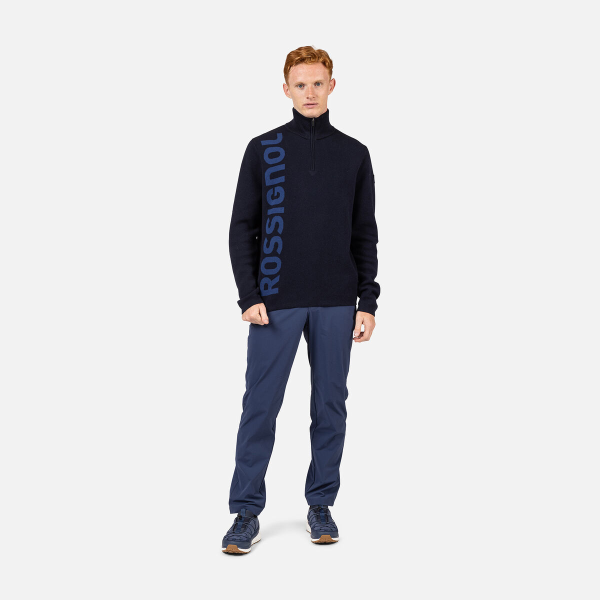 Rossignol Pull demi-zip Signature pour homme Bleu
