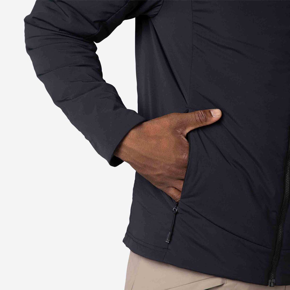 Rossignol Men's Opside Light Insulated Hoodie Jacket Black