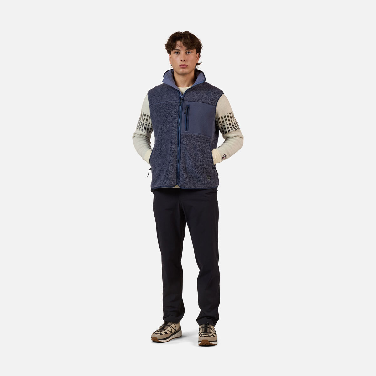 Rossignol Men's All Track Sherpa Vest Blue