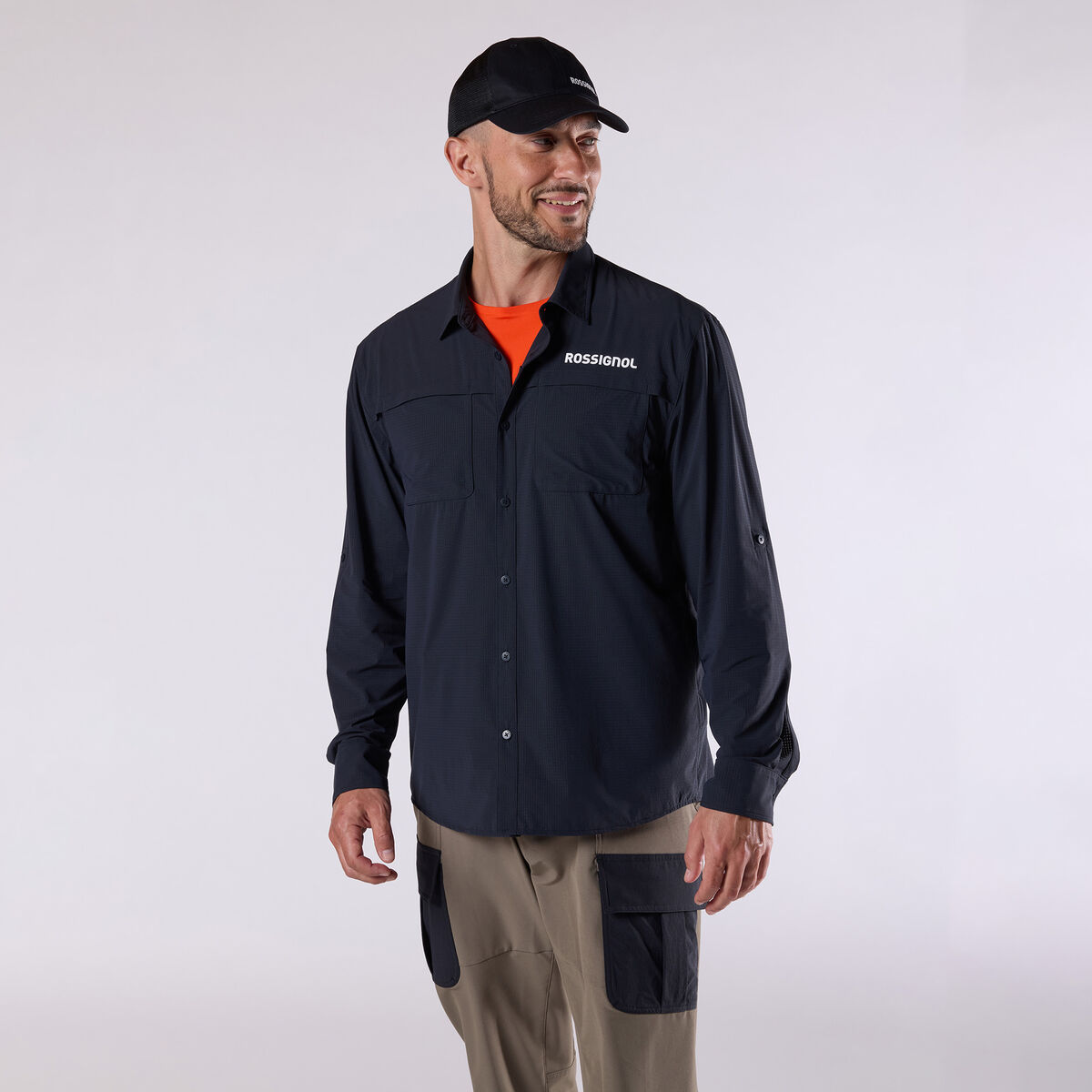 Rossignol Men's Long Sleeve Ventilation Shirt Black