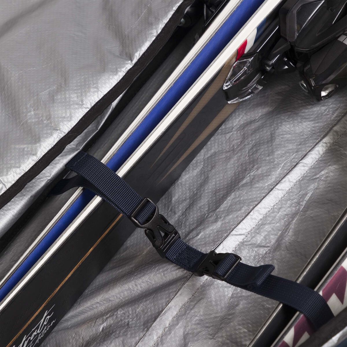 Housse de ski à roulette unisexe Strato extensible 2 paires 170-210 Cm