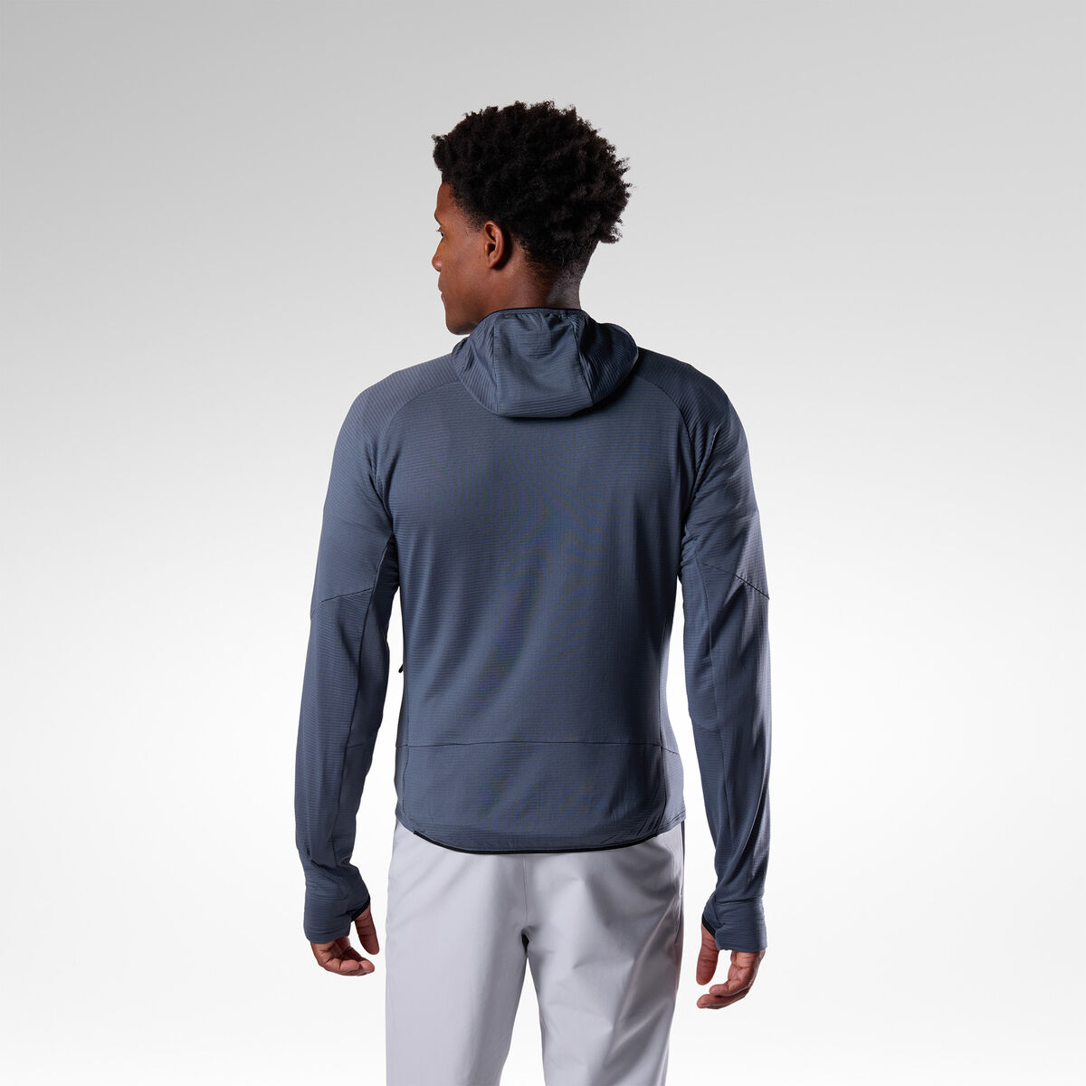 Rossignol Sweat &agrave; Capuche Textur&eacute; &agrave; Couche interm&eacute;diaire pour hommes Blue