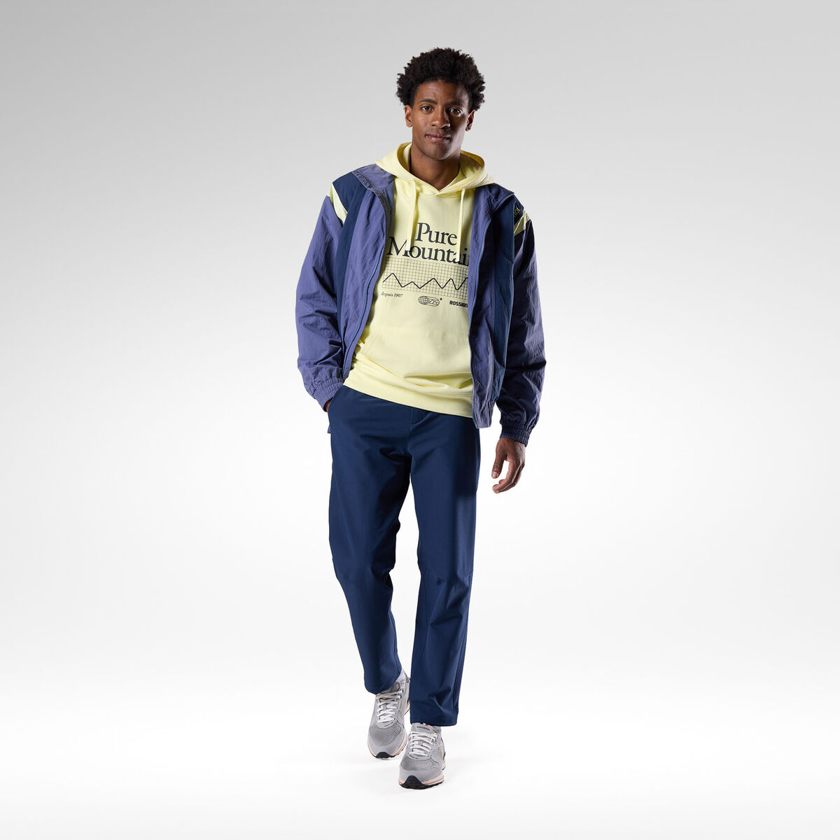 Rossignol Sweat &agrave; Capuche Waterfall pour hommes Yellow