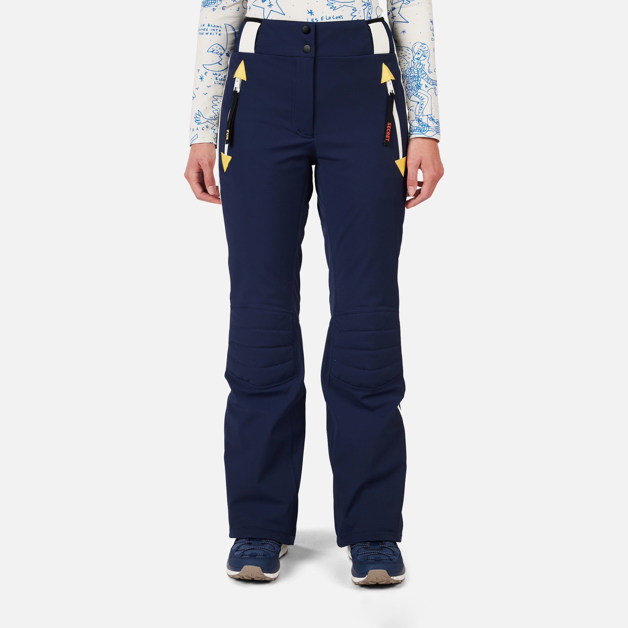 ROSSIGNOL×CASTELBAJAC GORE-TEX デニム調 L Women's JCC Valdiz Ski Pants | OUTLET | Rossignol