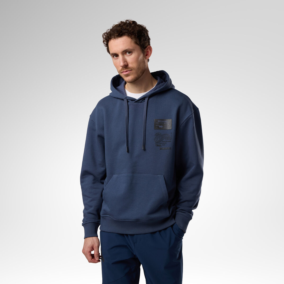 Rossignol Men's Waterfall Hoodie Blue