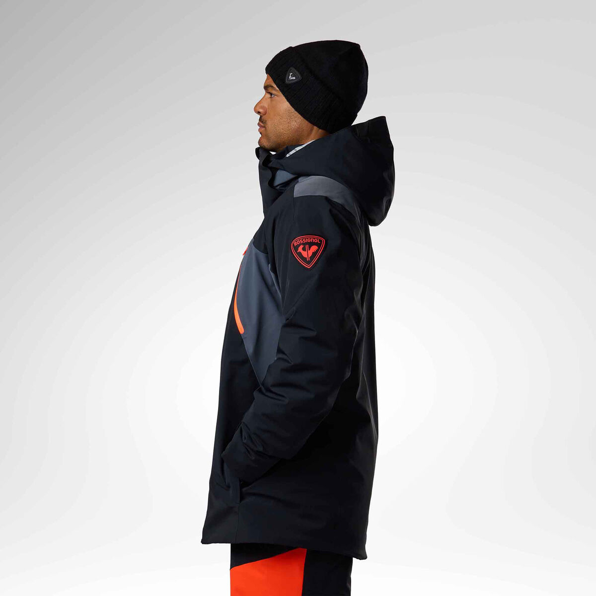 Rossignol Men's 4-Way Stretch Insulated Ski Jacket Black