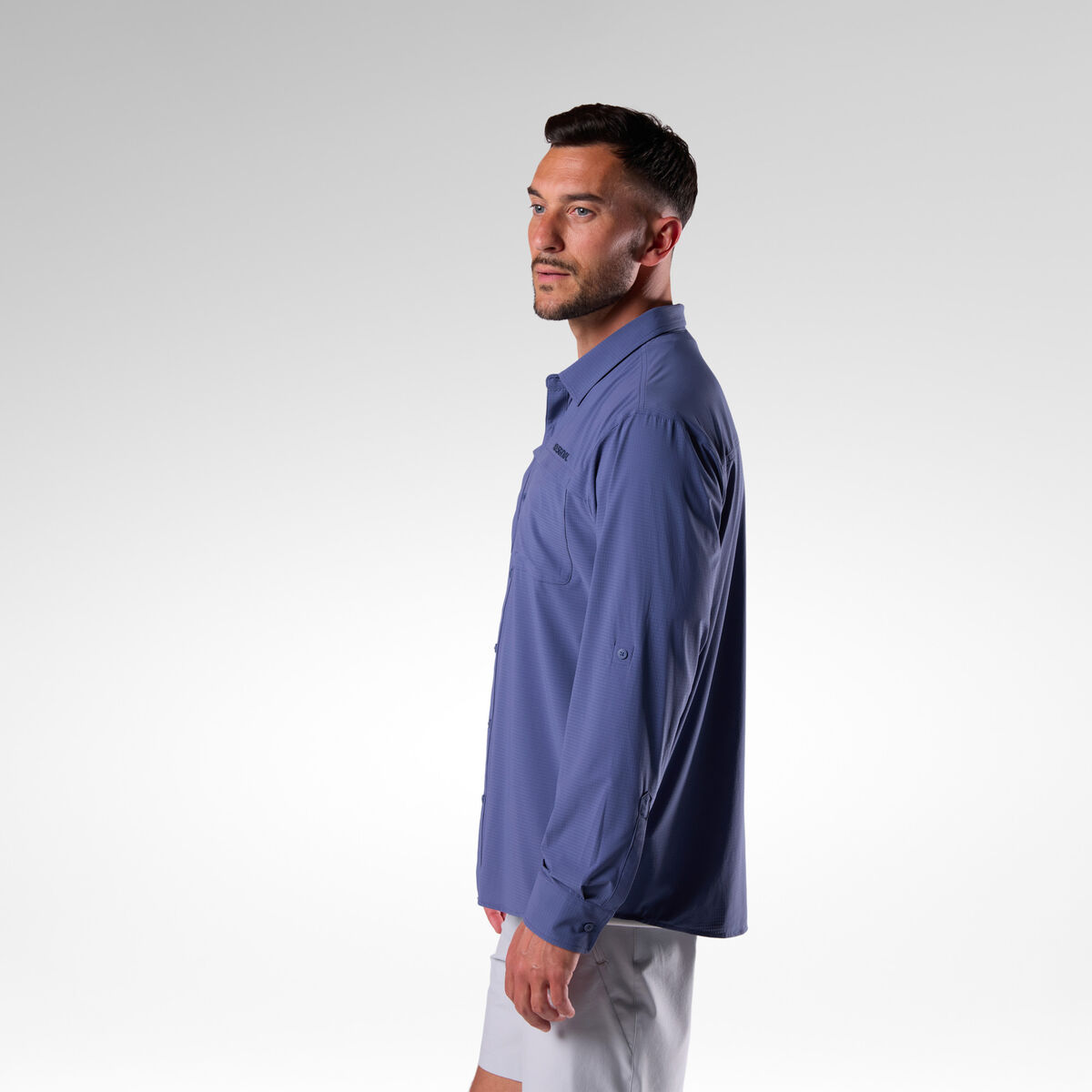 Rossignol Men's Long Sleeve Ventilation Shirt Blue