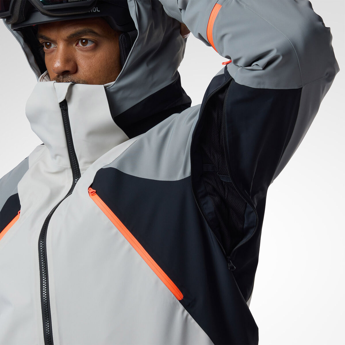 Rossignol Men's 4-Way Stretch Insulated Ski Jacket Grey