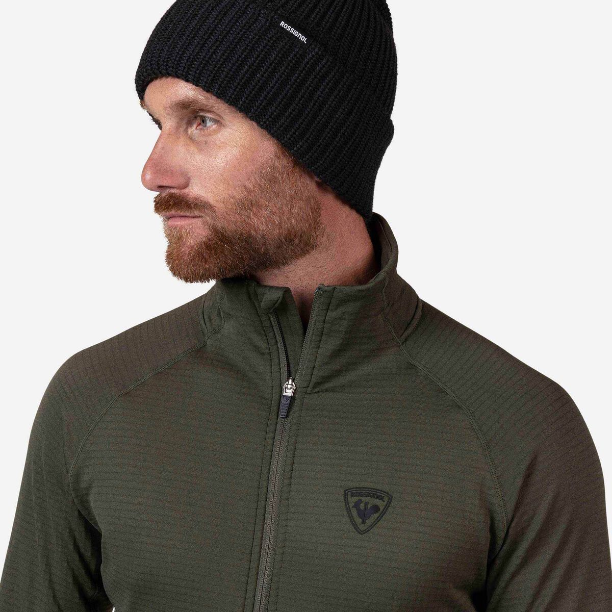 Rossignol Men's Blackside Full-Zip Fleece Jacket Green