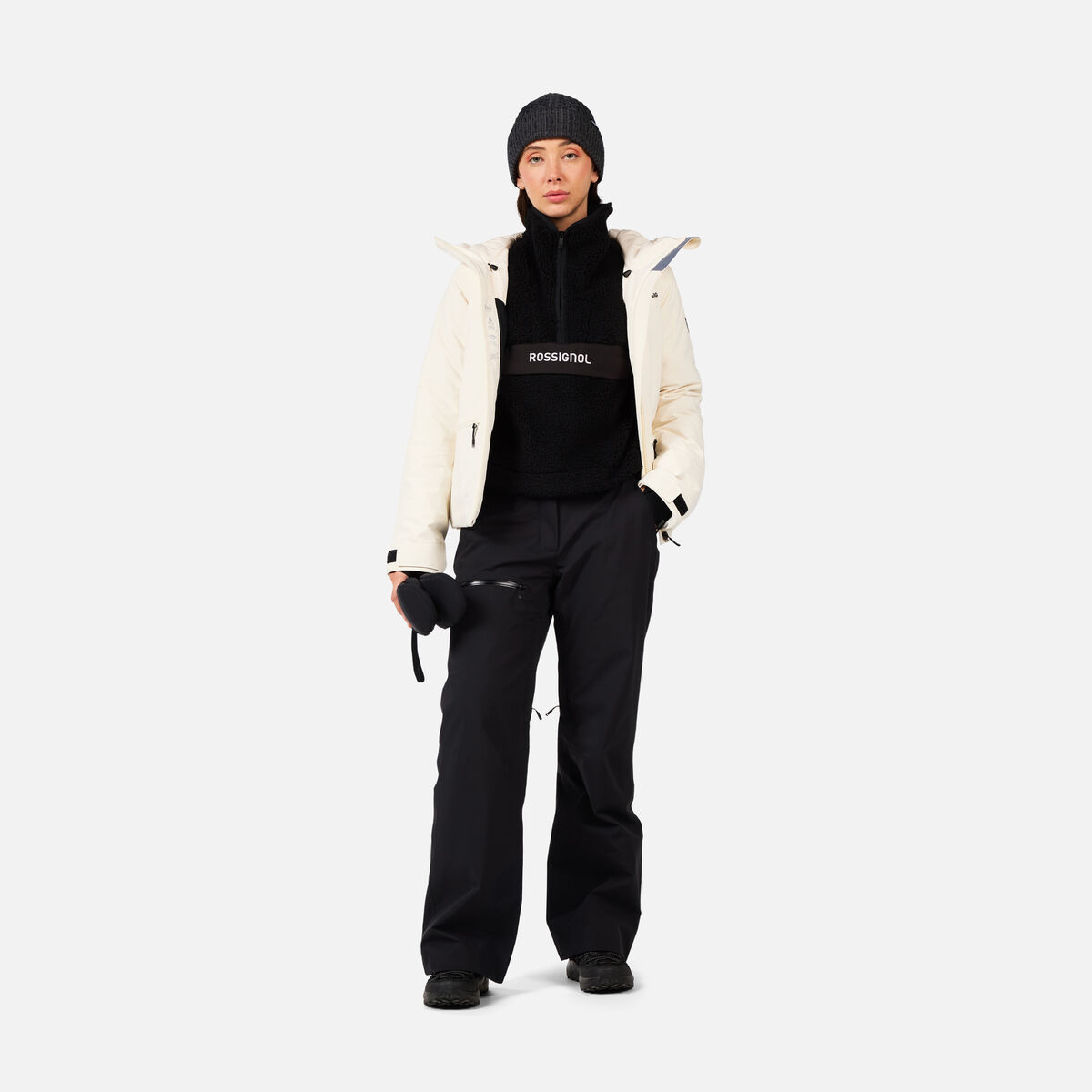 Rossignol Women's Alltrack Half-Zip Fleece Black
