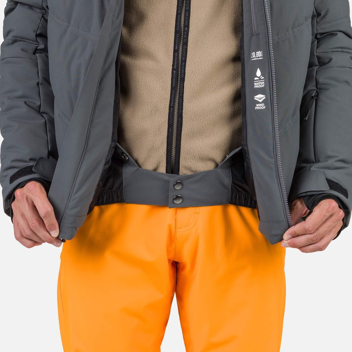 Rossignol Chaqueta de esqu&iacute; Siz para hombre Gris