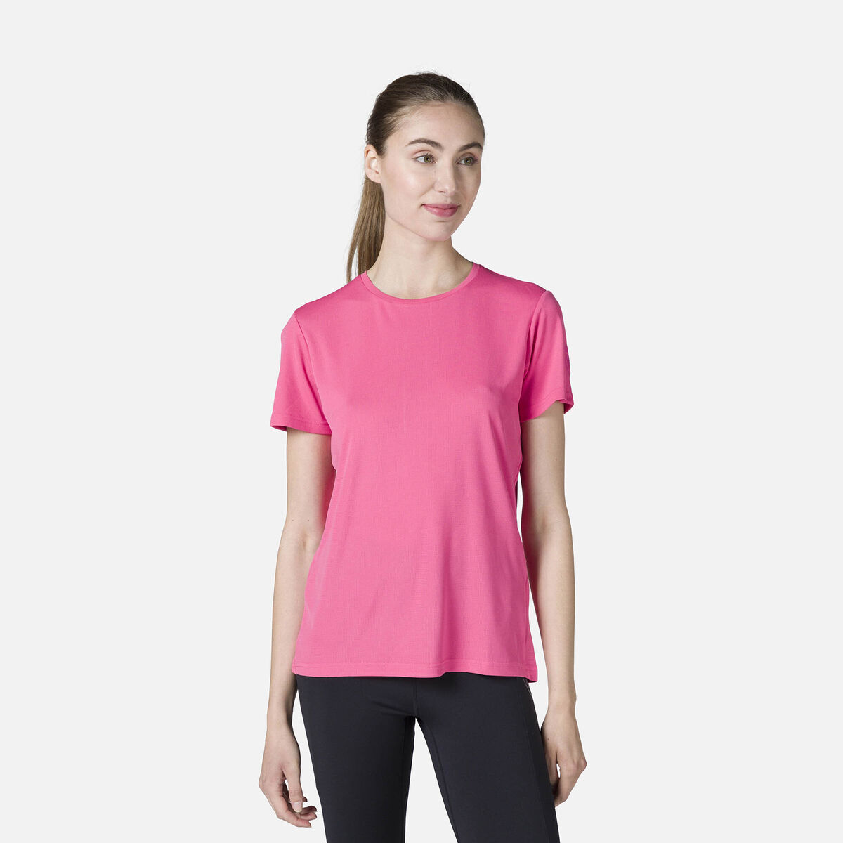 Rossignol Women's Plain Hiking Tee Pink/Purple