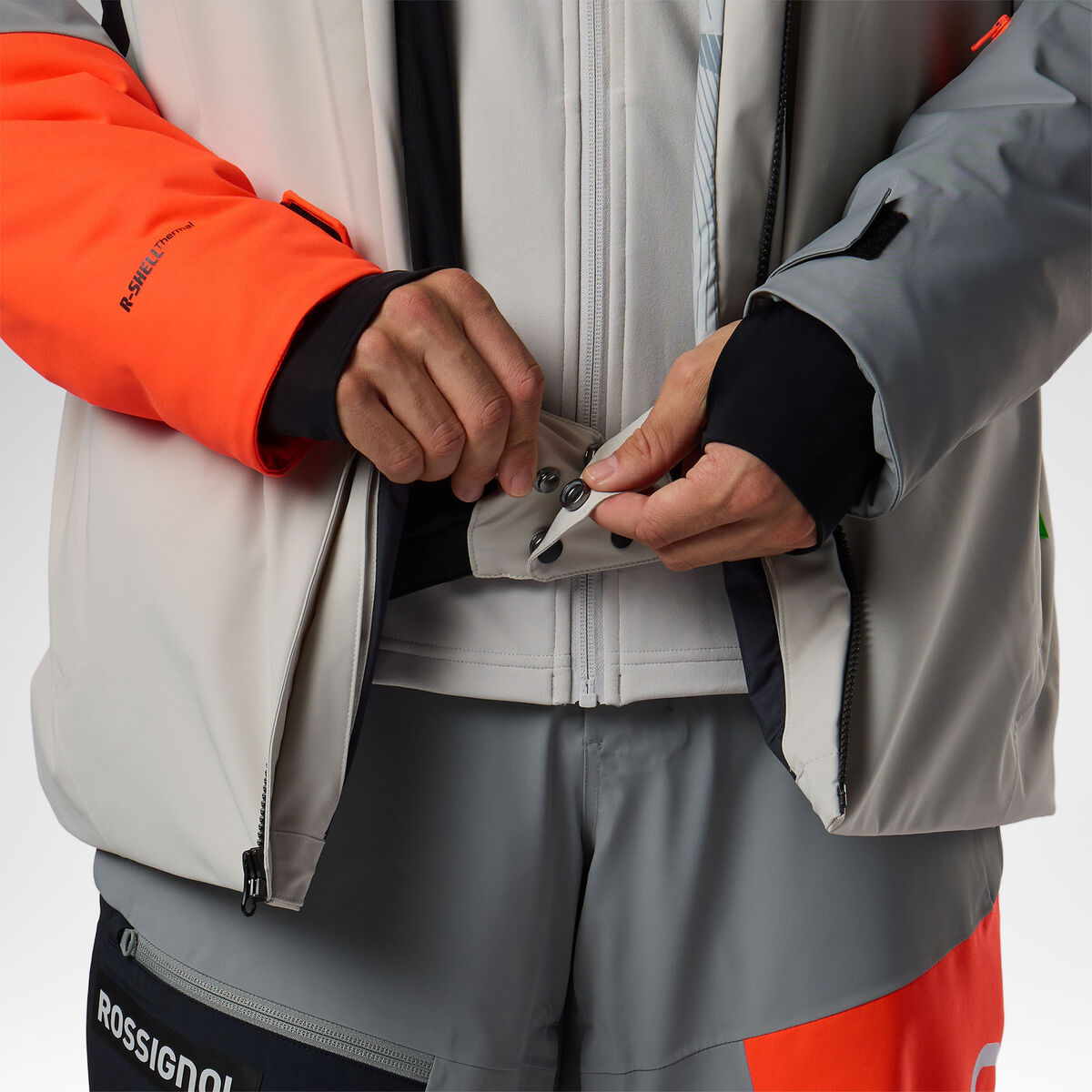 Rossignol Men's Hero 4WS Insulated Ski Jacket Grey