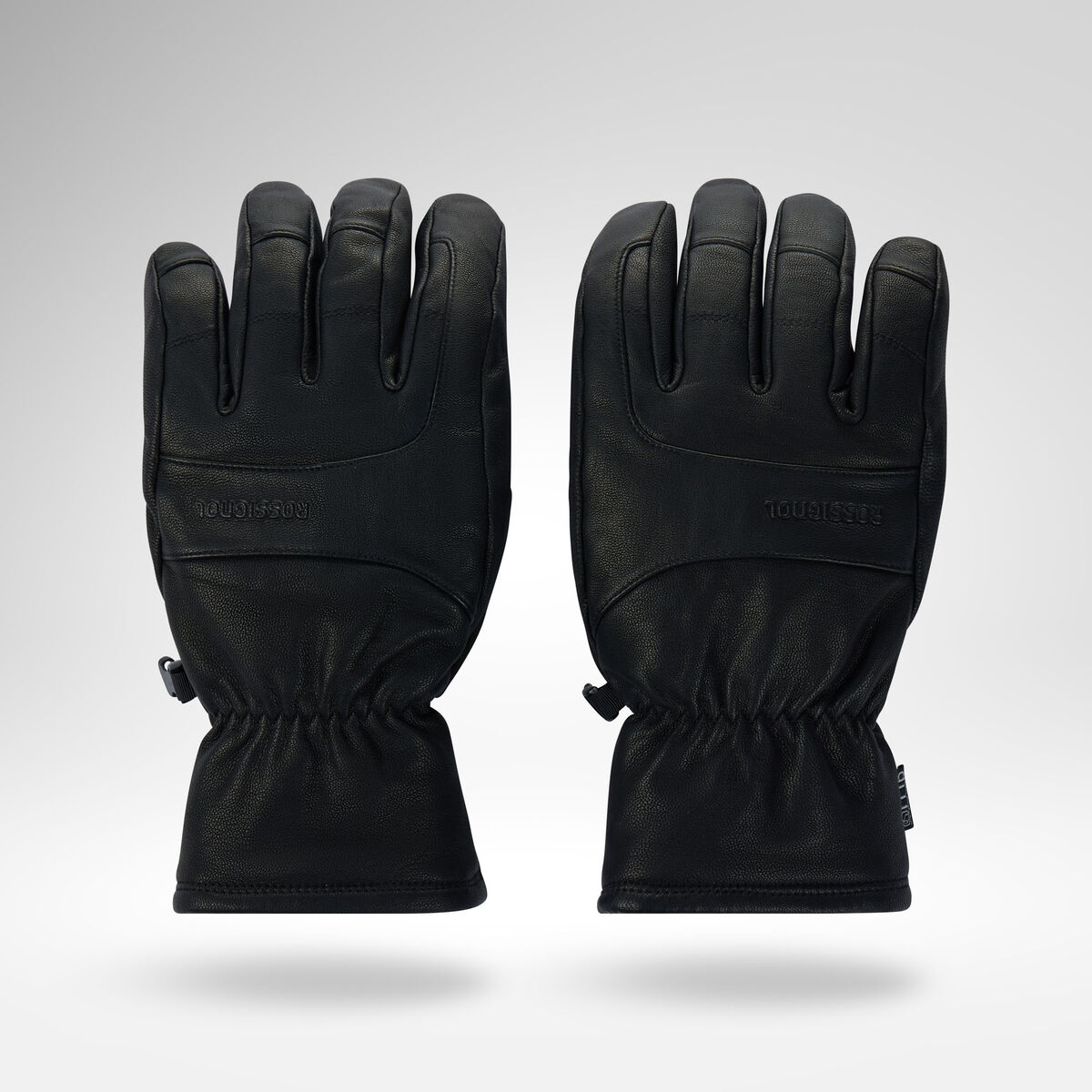 Rossignol R-Shell Dry Full Leather Ski Gloves Black