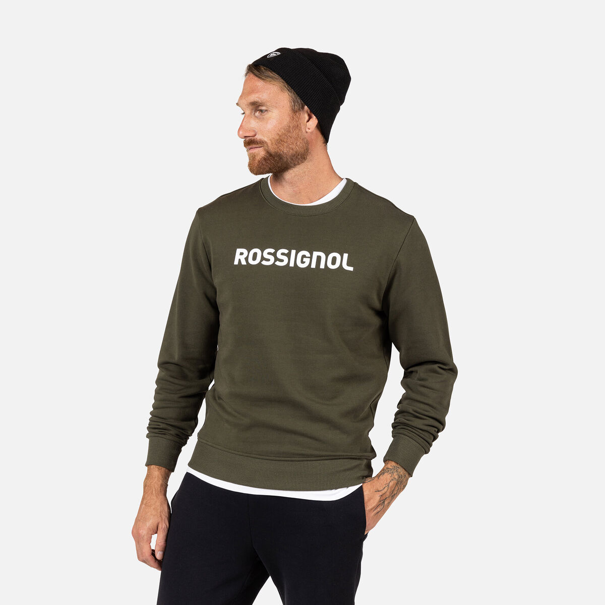 Rossignol Men's Prarion Crewneck Sweatshirt Green