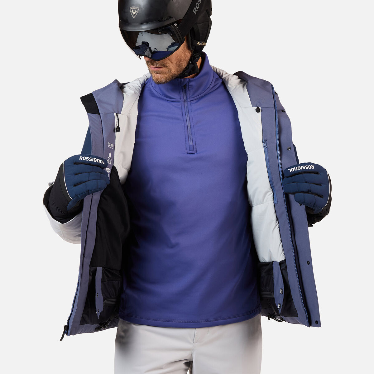 Rossignol Men's Velika Insulated Ski Jacket Blue
