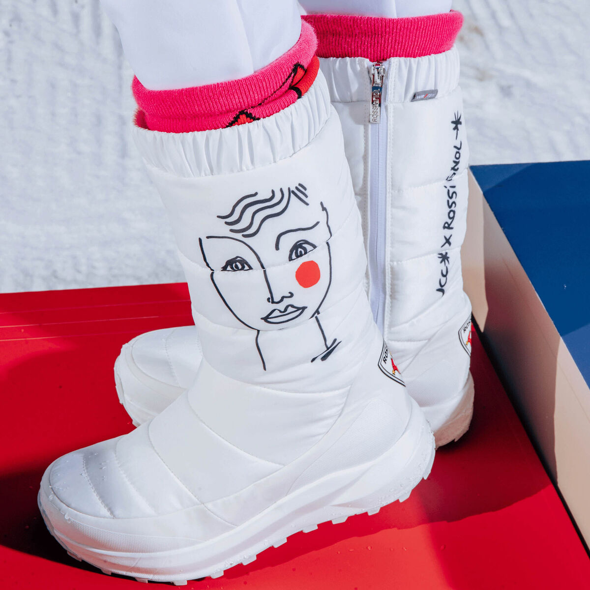 Rossignol Bottes apr&egrave;s-ski femme JCC Podium Knee High White