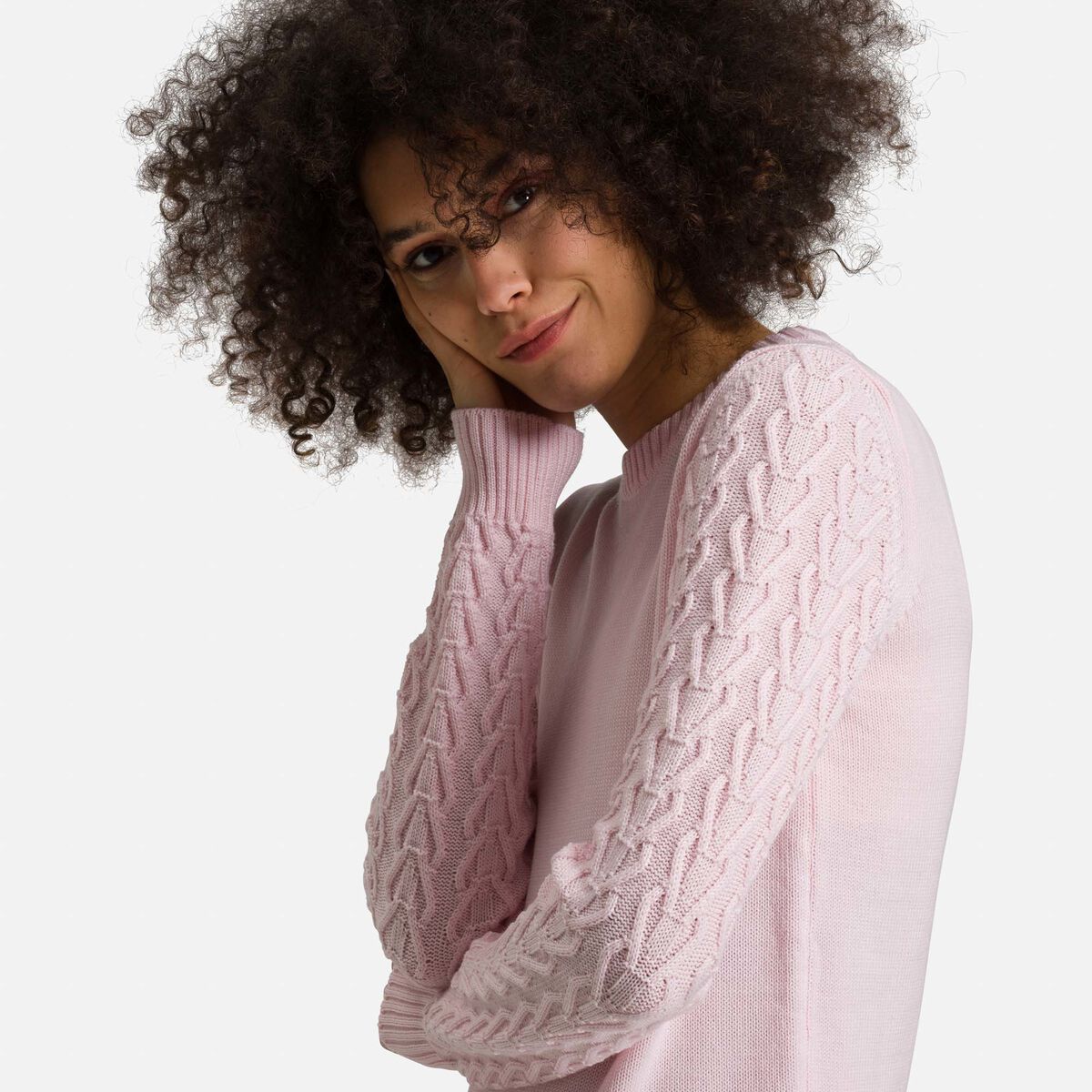 Jersey de cuello redondo FS Knit para mujer