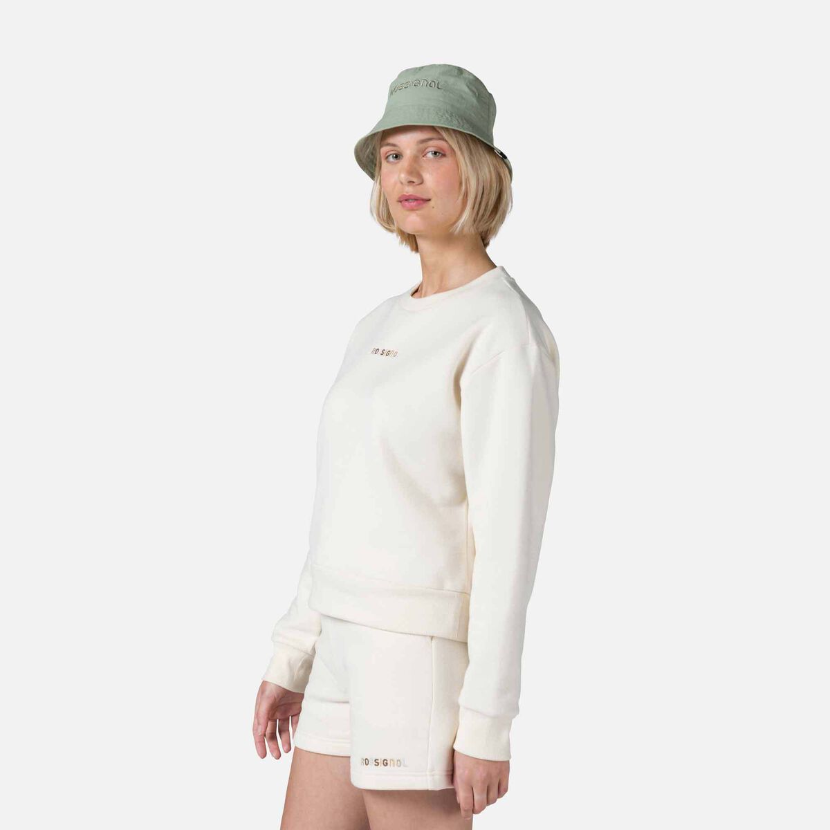 Rossignol Women's Embroidery Rossignol Sweatshirt White