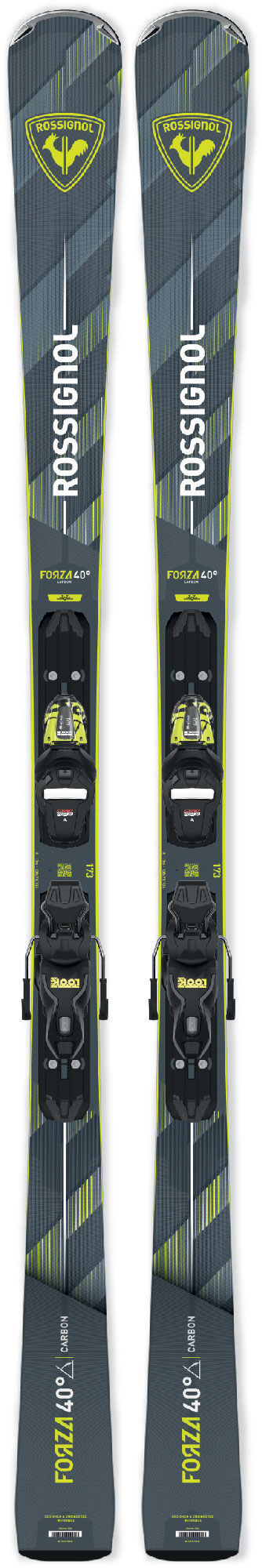 Men's On Piste Skis Forza 40D V-Ca Xpress | Grey | Rossignol