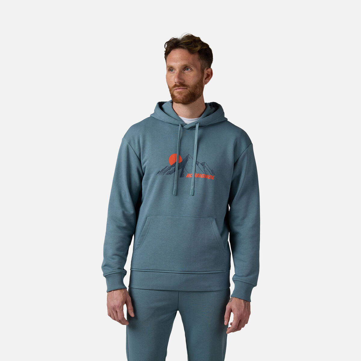 Rossignol Men's Waterfall Hoodie Sweatshirt Blue