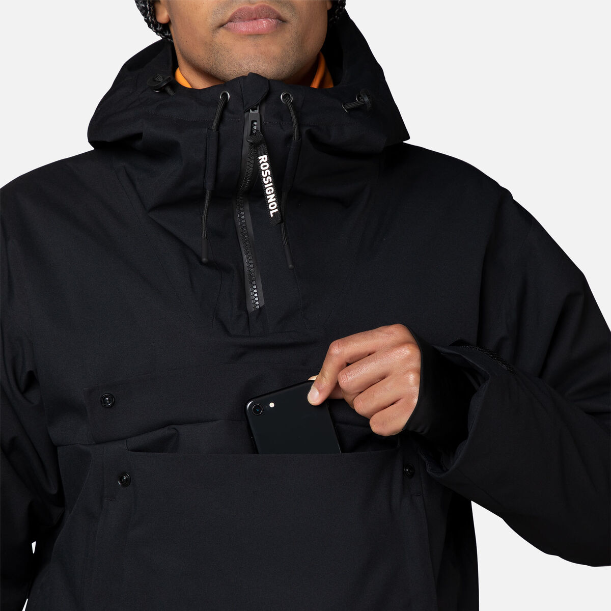 Rossignol Giacca anorak da snowboard uomo Black