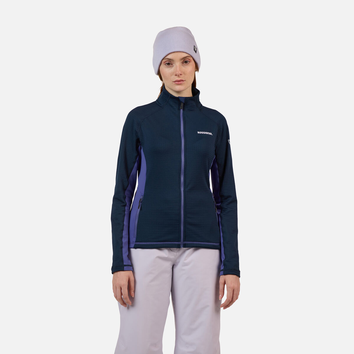 Rossignol Women's Blackside Mix Full-Zip Fleece Blue