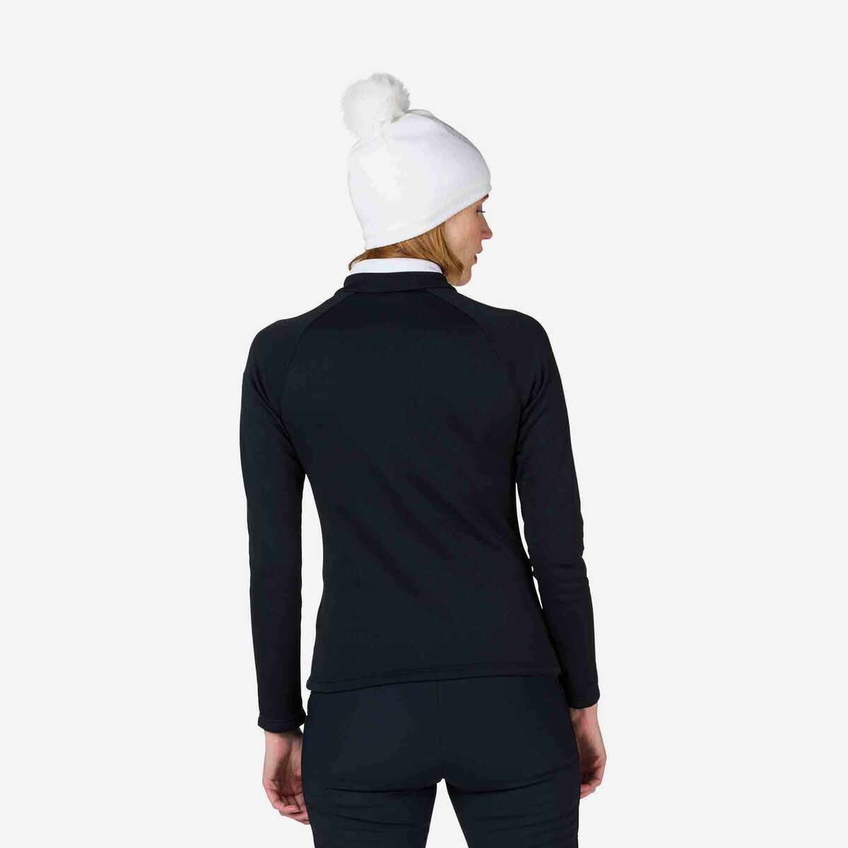 Rossignol Aerial Damenfleecepullover mit durchgehendem Rei&szlig;verschluss Black