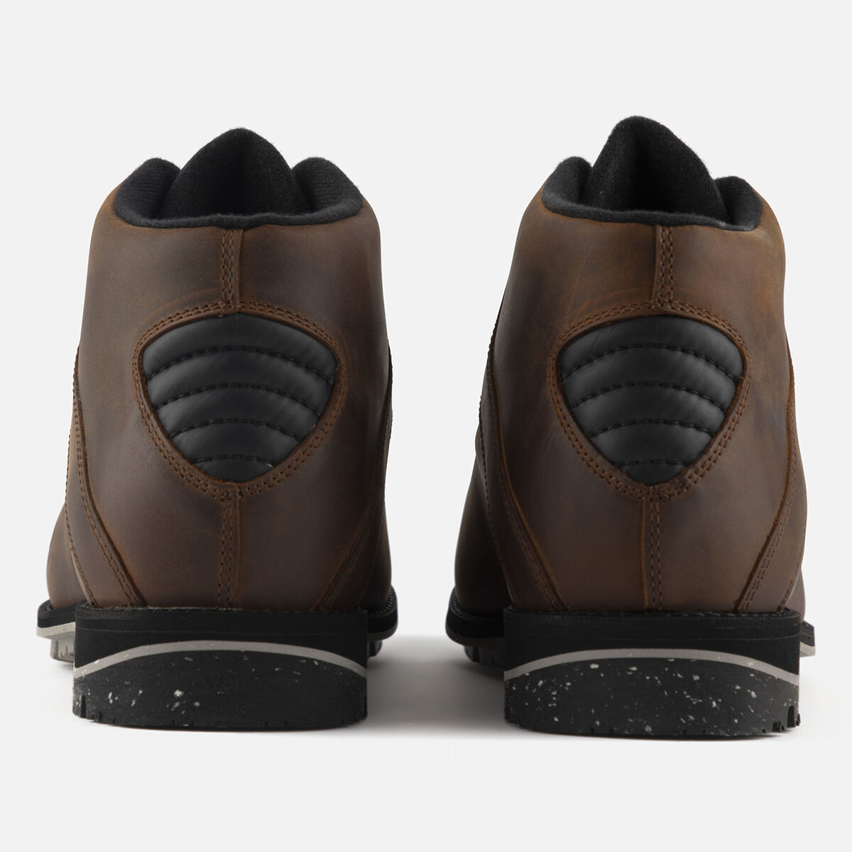 Rossignol Men's 1907 Chamonix Mid Brown Wax Boots Brown