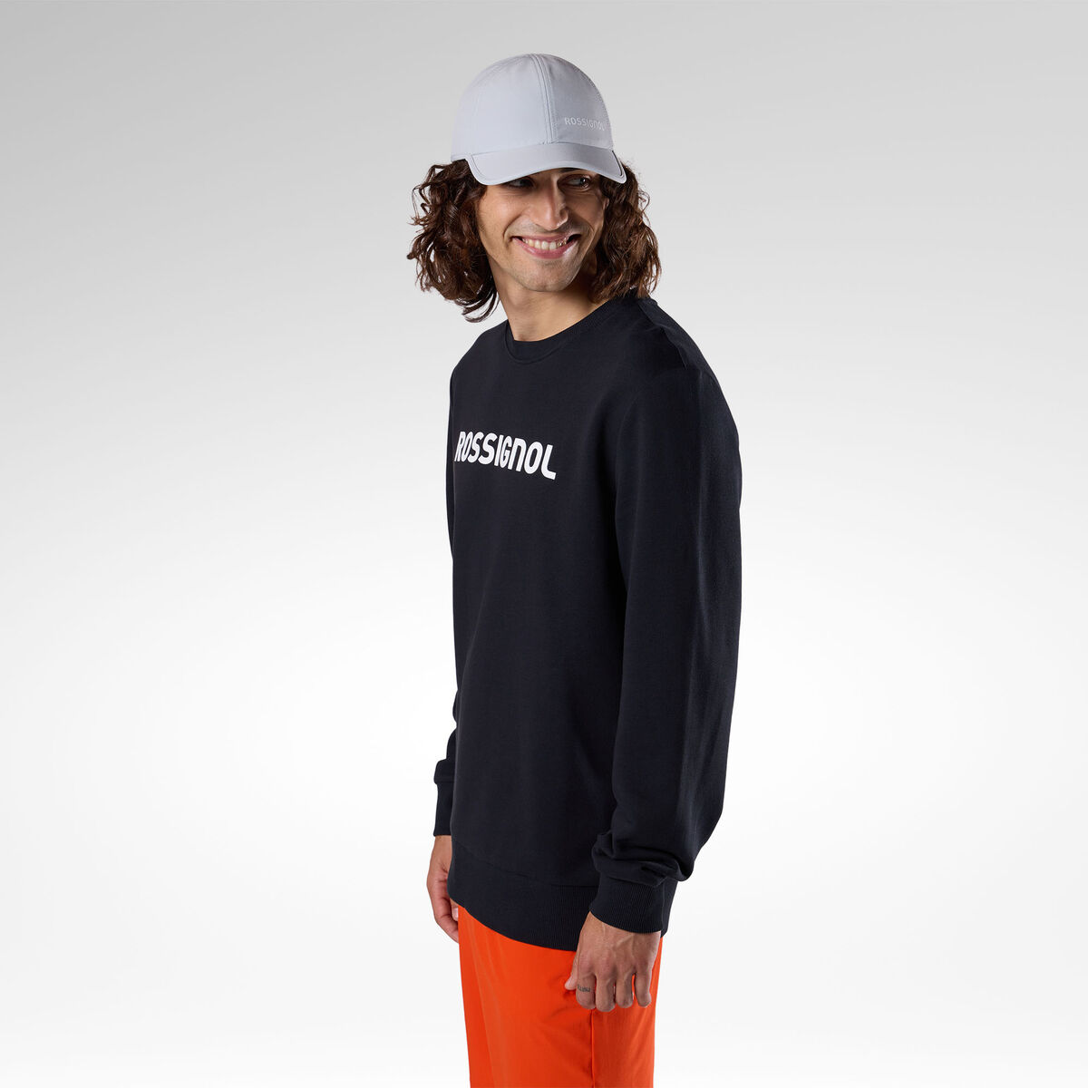 Rossignol Men's Logo Crewneck Sweatshirt Black