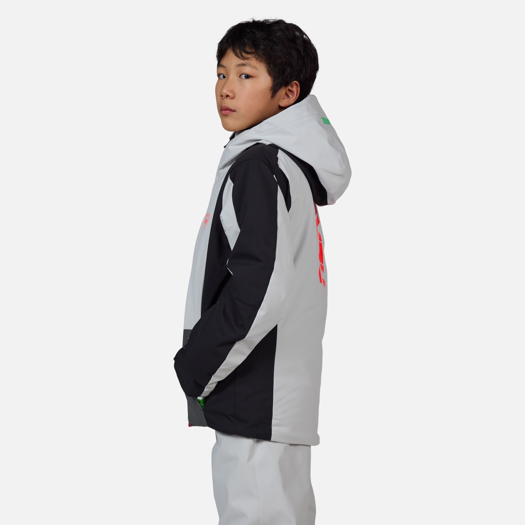 Boys' Hero Velika Ski Jacket | Grey | Rossignol