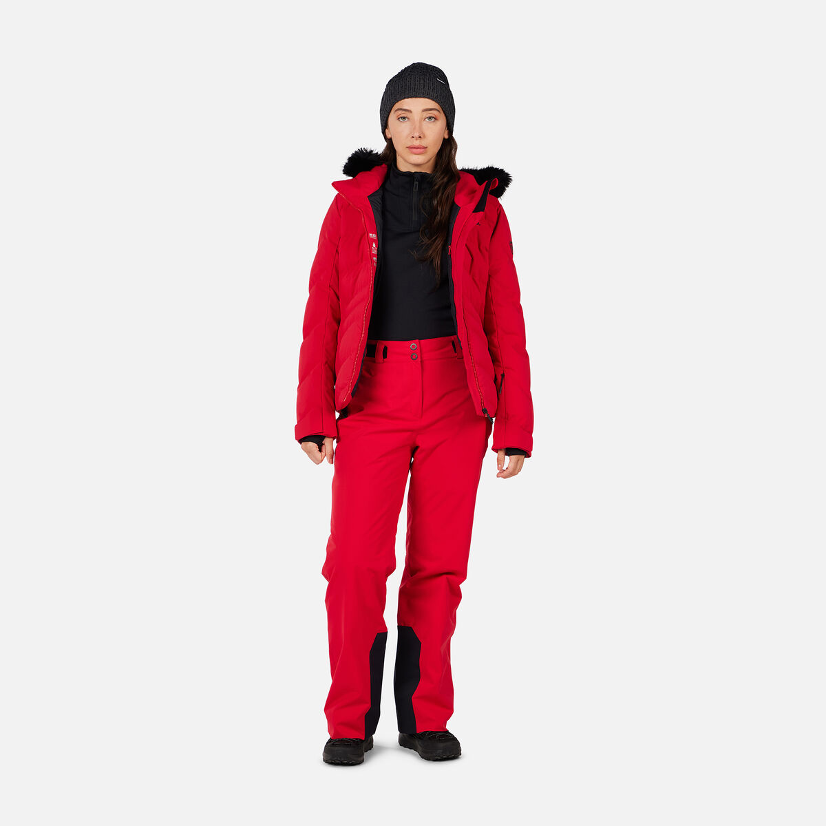 Rossignol Women's Strawpile Insulated Ski Pants Short length Red