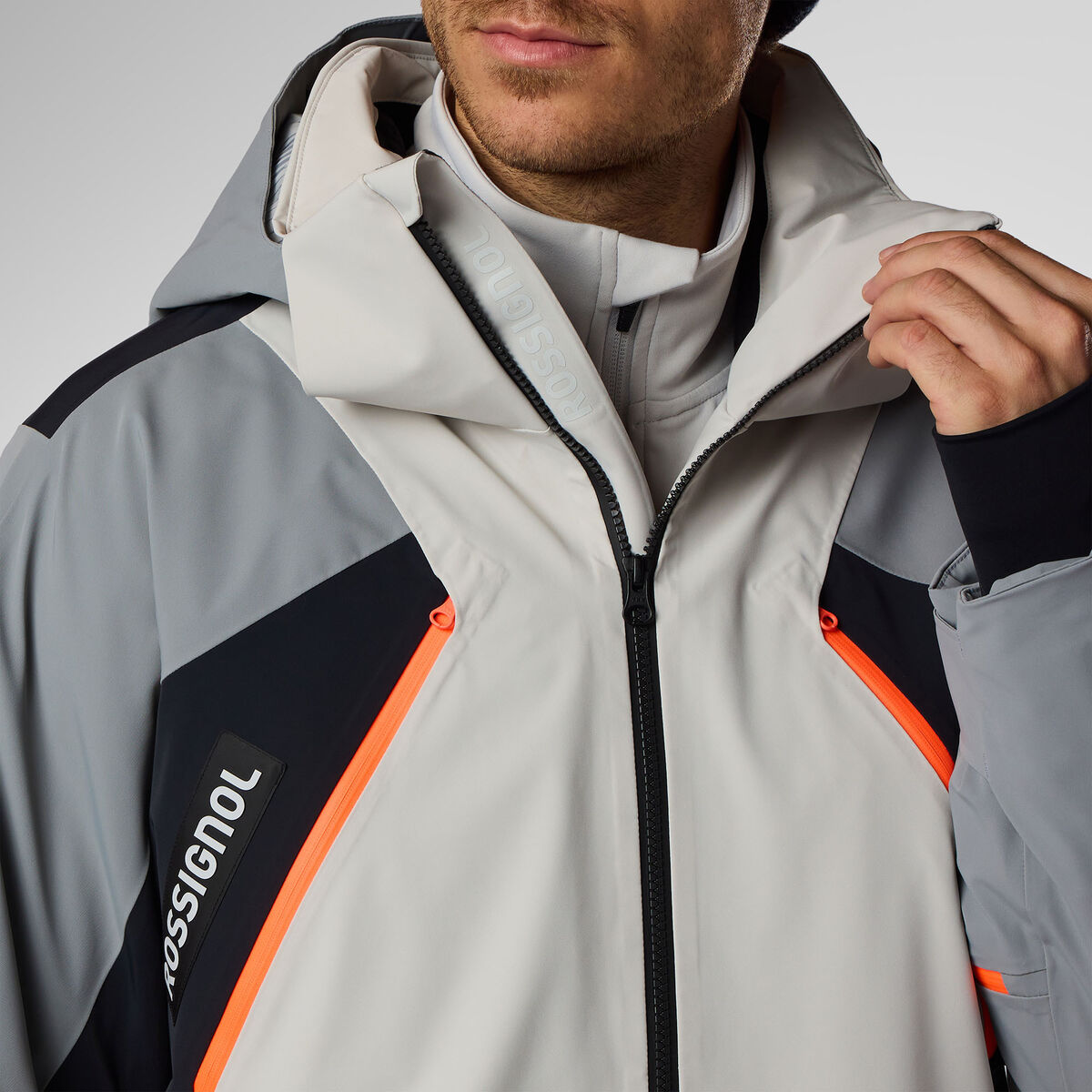 Rossignol Men's Hero 4WS Insulated Ski Jacket Grey